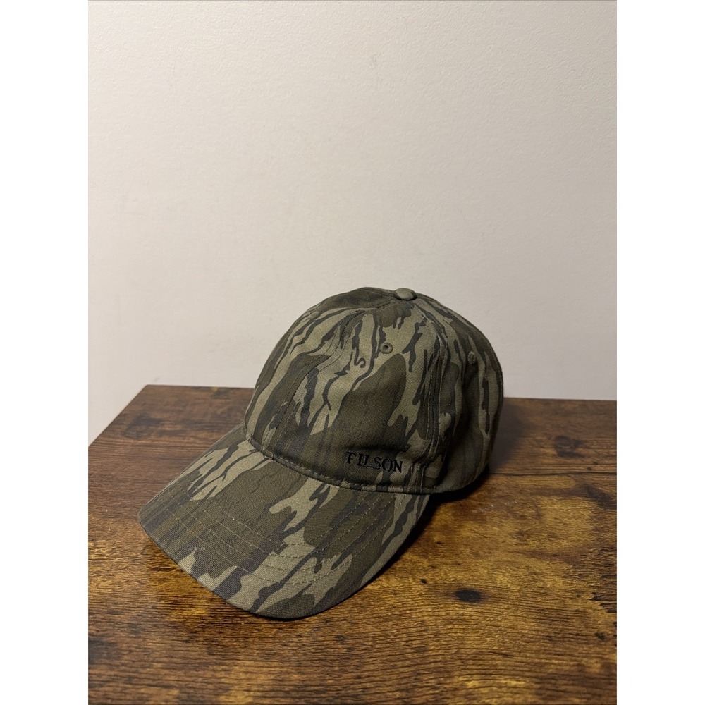 Filson Mossy Oak Low-Profile Logger Cap, Bottomland Camo, Discontinued RARE HTF